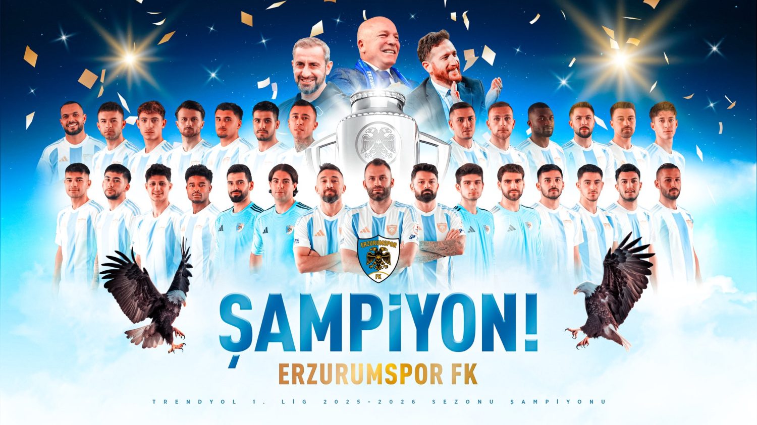 Erzurumspor, bitime 2 hafta kala yeniden Süper Lig'de!